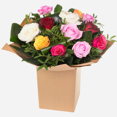 Sweet Romance
 - A bouquet of mixed beautiful roses is sure to create a lasting impression.